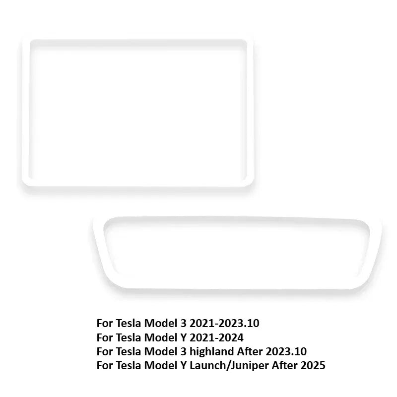 Silicone Frame Protector for Tesla Mirror & Screen – Model Y Juniper / Model 3 Highland