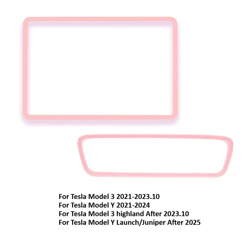 Silicone Frame Protector for Tesla Mirror & Screen – Model Y Juniper / Model 3 Highland