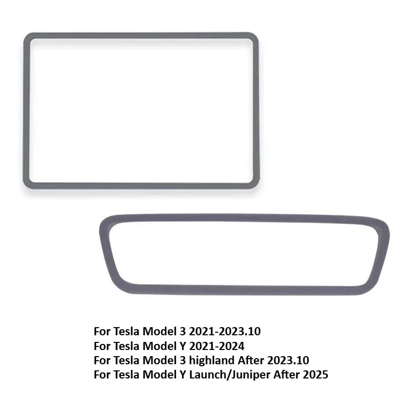 Silicone Frame Protector for Tesla Mirror & Screen – Model Y Juniper / Model 3 Highland